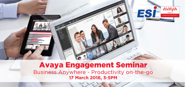 Avaya Engagement Seminar: Business Anywhere – Productivity on-the-go