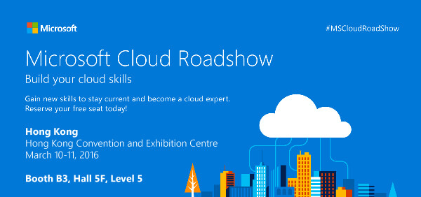 Microsoft Cloud Roadshow 2016: Hong Kong