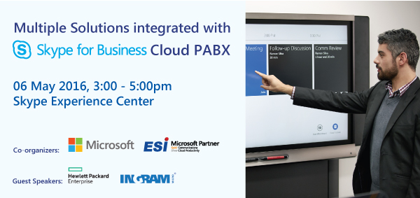 Multiple Solutions integrated with Skype for Business Cloud PABX