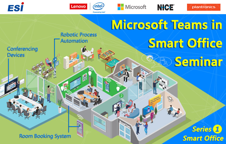 Microsoft Teams in Smart Office Seminar with Lenovo, NICE, Plantronics