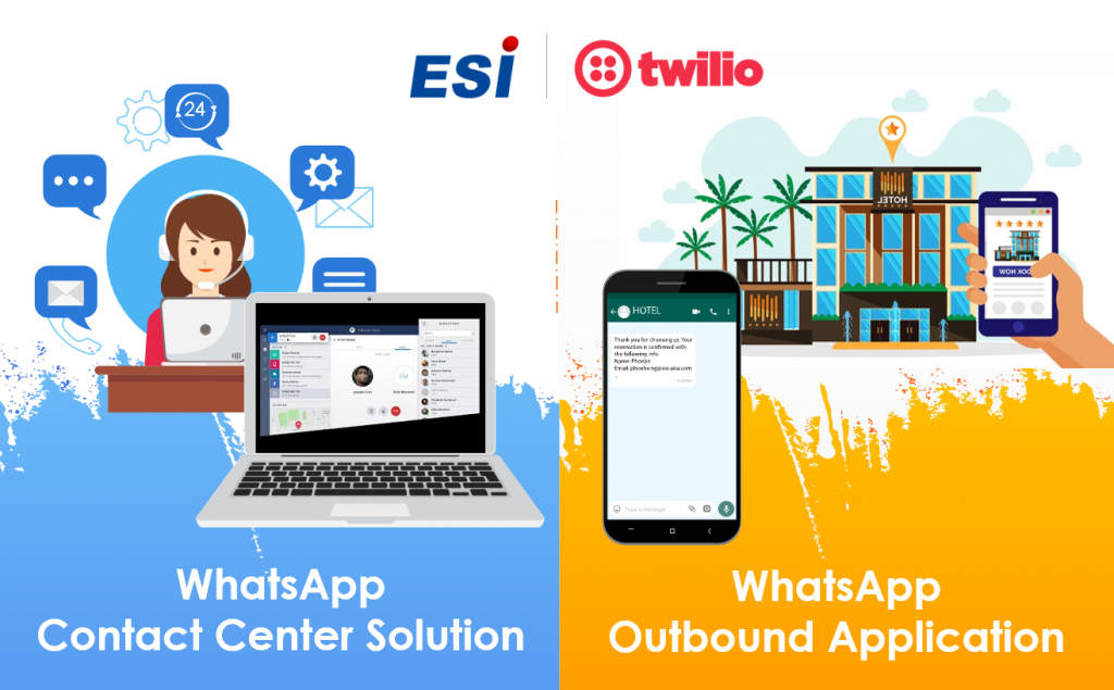Twilio WhatsApp Contact Center Solution and Outbound Application